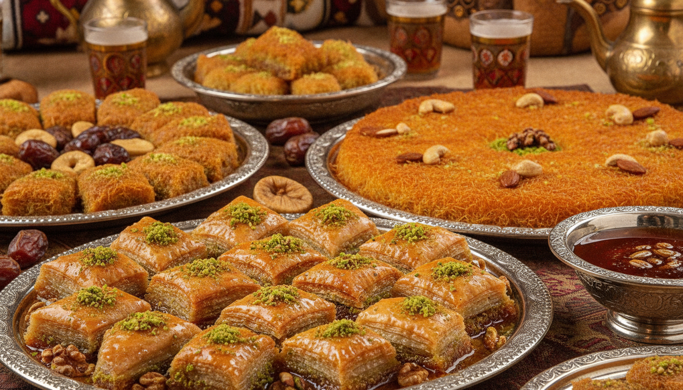 اكتشف أشهر الحلويات حول العالم وتعرف على نكهاتها الفريدة وتقاليد تحضيرها في مختلف الثقافات.